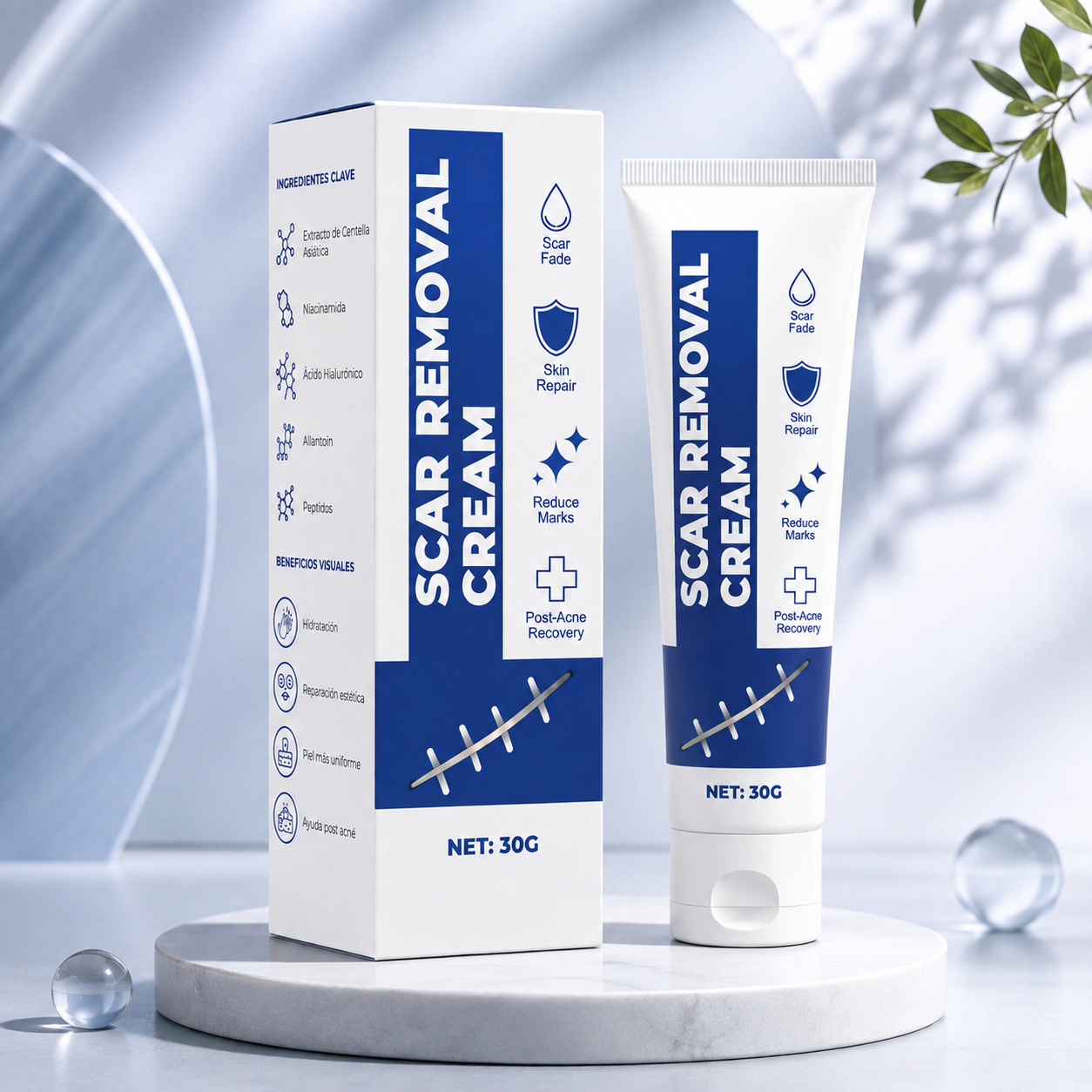 Scar Removal Cream - Desvanece cicatrices